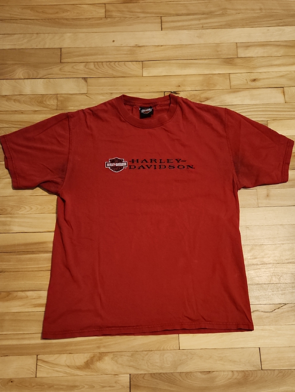 Harley-Davidson Red Short Sleeve Logo Tee
